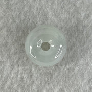 Type A Icy Jelly Faint Gren Lavender Jadeite Ping An Kou Charm/Pendant 2.48g 12.9 by 7.6mm - Huangs Jadeite and Jewelry Pte Ltd