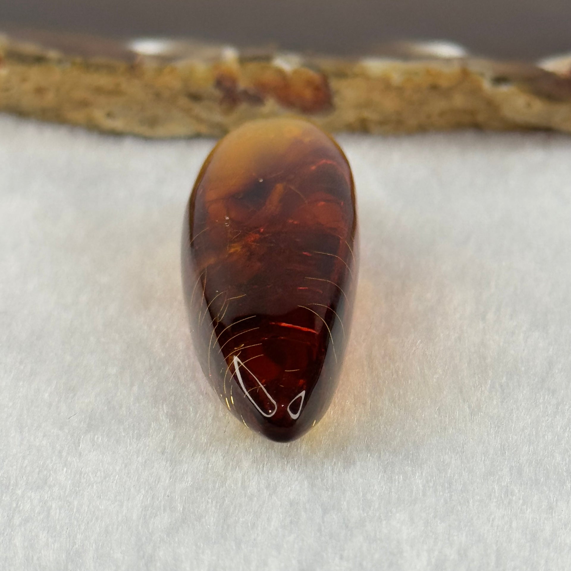 Natural Amber Mini Display 8.92g 61.4 by 17.2 by 14.9mm - Huangs Jadeite and Jewelry Pte Ltd