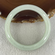 Certified Natural Type A Light Green Jadeite Bangle | (71.72g | 54.8mm Inner Diameter | 16.2mm Wide x 8.9mm | Perfect | Radiance, Steady Wealth "Zheng Cai" Anchor & Feng Shui Prosperity Catalyst) - Huangs Jadeite and Jewelry Pte Ltd