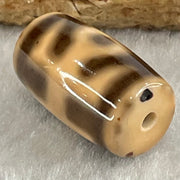 Natural Powerful Tibetan Old Oily Agate Patina Guiren Tairen Human Dzi Bead Totem Amulet Heavenly Master (Tian Zhu) 贵人天诛 4.84g 19.6 by 11.7mm - Huangs Jadeite and Jewelry Pte Ltd