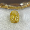 Good Grade Natural Golden Rutilated Quartz Crystal Lulu Tong Barrel 天然金顺发晶水晶露露通桶 
4.72g 14.9 by 13.1mm - Huangs Jadeite and Jewelry Pte Ltd
