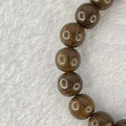 Natural Six Way Wooden Beads Bracelet 六道木手链 10.80g 17cm 10.8mm 19 Beads - Huangs Jadeite and Jewelry Pte Ltd