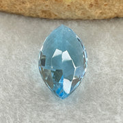 Natural Sky Blue Topaz Marquise Shape 11.37ct 19.5 by 10.4 by 7.3mm - Huangs Jadeite and Jewelry Pte Ltd