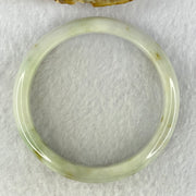 Type A Lavender and Green with Brown Patches Jadeite Bangle Internal Diameter 58.2mm 48.01g 12.3 by 7.6mm (Very Slight Internal Lines) - Huangs Jadeite and Jewelry Pte Ltd