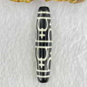 Natural Powerful Tibetan Old Oily Agate 8 Nectar Vessel Dzi Bead Heavenly Master (Tian Zhu) 花蜜容器眼天珠 14.15g 58.0 by 12.6mm - Huangs Jadeite and Jewelry Pte Ltd