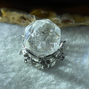 Natural Clear Quartz Pendant in S925 Sliver 6.54g 12.4mm - Huangs Jadeite and Jewelry Pte Ltd