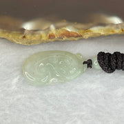 Type A Jelly Light Green Jadeite Ruyi 3.31g 24.4 by 14.4 by 3.5mm - Huangs Jadeite and Jewelry Pte Ltd