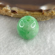 Certified Natural Type A Apple Green Jadeite Lulutong Charm Pendant 3.97g 12.8 by 13.1mm - Huangs Jadeite and Jewelry Pte Ltd