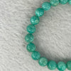 Natural Blueish Green Amzaonite Bracelet 13.86g 15cm 7.9mm 23 Beads - Huangs Jadeite and Jewelry Pte Ltd