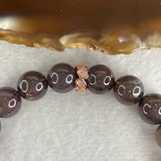 Good Grade Natural Purple Iolite Beads Bracelet 22.53g 16cm 9.4mm 21 Beads - Huangs Jadeite and Jewelry Pte Ltd