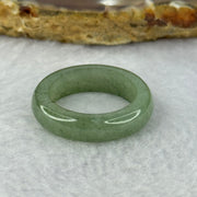 Type A Green Jadeite Ring 4.05g 6.0 by 3.9mm US7 HK15.5 (Slight External Line) - Huangs Jadeite and Jewelry Pte Ltd