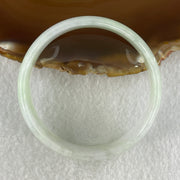 Type A Natural Green with Lavender Jadeite Bangle 34.40g Inner Diameter 49.8mm 17.9 by 4.2mm (Very Very Slight Internal Lines) - Huangs Jadeite and Jewelry Pte Ltd