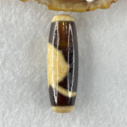 Natural Powerful Tibetan Old Oily Agate Rat Dzi Bead Heavenly Master (Tian Zhu) 鼠天珠 9.55g 39.3 by 12.5mm - Huangs Jadeite and Jewelry Pte Ltd