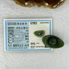 Natural Dark Green Nephrite Mini Gold Ingot Charm/Pendent 12.85g 36.7 by 21.0 by 17.1mm - Huangs Jadeite and Jewelry Pte Ltd