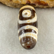 Natural Powerful Tibetan Old Oily Agate One Eye With Thousand Hand Guan Yin Dzi Bead Heavenly Master (Tian Zhu) 5.31g 28.2 by 11.2mm - Huangs Jadeite and Jewelry Pte Ltd
