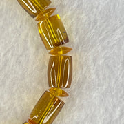 Natural Yellow Amber Lulu Tong Bracelet 13.43g 19cm 13.0 by 10.3mm 14 Lulu Tong - Huangs Jadeite and Jewelry Pte Ltd