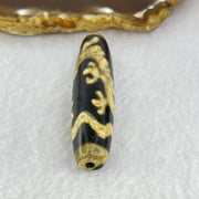Natural Powerful Tibetan Old Oily Agate Dragon Dzi Bead Heavenly Master (Tian Zhu) 龙天珠 17.96g 59.6 by 14.0mm - Huangs Jadeite and Jewelry Pte Ltd