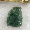 Type A Semi Icy Blueish Green Jadeite Pixiu 27.9 by 21.9 by 3.9 mm 4.81g - Huangs Jadeite and Jewelry Pte Ltd