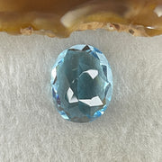 Natural Sky Blue Topaz Oval Shape 10.39ct 14.8 by 11.6 by 7.2mm - Huangs Jadeite and Jewelry Pte Ltd