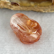 Good Grade Natural Ferruginous Quartz Rabbit Charm 2.72g 15.2 by 11.3 by 10.3mm - Huangs Jadeite and Jewelry Pte Ltd