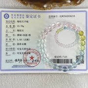 Very Very High Grade Transparent Natural Morganite Beryl Beads Bracelet 13.78g 16cm 7.3mm 27 Beads - Huangs Jadeite and Jewelry Pte Ltd