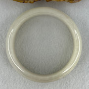 Type A Faint Green Lavender Jadeite Bangle Internal Diameter 53.6mm 69.94g 19.5 by 7.6mm (Internal Lines) - Huangs Jadeite and Jewelry Pte Ltd
