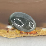 Type A Wuji Grey Jadeite Cabouchon Stone For Setting 5.67g 22.4 by 14.6 by 9.5mm - Huangs Jadeite and Jewelry Pte Ltd