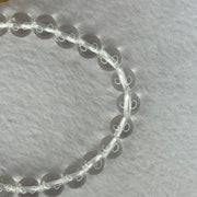 Natural Clear Quartz Bracelet 天然白水晶手链 18.79g 16.5cm 8.4mm 24 Beads - Huangs Jadeite and Jewelry Pte Ltd