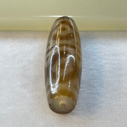 Natural Powerful Tibetan Old Oily Agate 6 Eye Vajra Dzi Bead Heavenly Master (Tian Zhu) 六眼金刚杵天诛 15.82g 49.0 by 14.5mm - Huangs Jadeite and Jewelry Pte Ltd