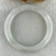 Type A Natural Jelly Faint Green with Faint Lavender Jadeite Bangle 43.03g Internal Diameter 56.8mm 11.0 by 10.1mm (Very Slight Internal Lines) - Huangs Jadeite and Jewelry Pte Ltd