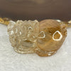 Natural Copper Rutilated Quartz Pixiu Display 85.95g by 56.3 by 30.5 by 30.0mm - Huangs Jadeite and Jewelry Pte Ltd