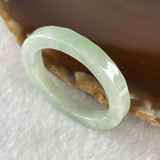 Natural Type A Green Jadeite Ring 5.02g 4.2 by 4.4mm US 15.4 HK 34.9 - Huangs Jadeite and Jewelry Pte Ltd