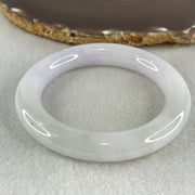 Type A Light Lavender and Light Green Jadeite Bangle 77.39g Inner Diameter 57.7mm 11.6 by 12.1mm (Internal Lines) - Huangs Jadeite and Jewelry Pte Ltd