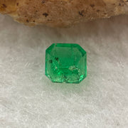 Natural Colombia Vivid Green Emerald (Beryl) Cut-Cornered Square Step cut 0.41ct 4.8 by 4.8 by 2.4mm - Huangs Jadeite and Jewelry Pte Ltd