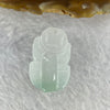 Type A Jelly Light Lavender Green Jadeite Pixiu Pendent A货浅紫绿色翡翠貔貅牌 10.00g 25.4 by 16.2 by 11.4 mm - Huangs Jadeite and Jewelry Pte Ltd