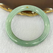 Type A Blueish Green Jadeite Bangle Internal Diameter 53.9mm 43.94g 9.3 by 9.3mm (Internal Lines) - Huangs Jadeite and Jewelry Pte Ltd