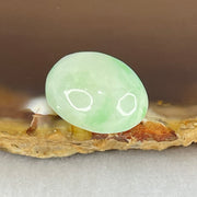 Type A Faint Green Jadeite Stone For Setting 2.80g 16.1 by 12.9 by 7.3mm - Huangs Jadeite and Jewelry Pte Ltd