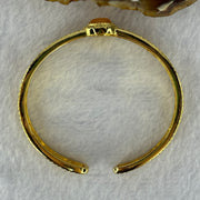 Natural Butterscotch Yellow Amber Beads in Gold Color Bracelet 27.79g 11.3 by 9.5 by 4.0mm - Huangs Jadeite and Jewelry Pte Ltd