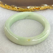 Type A Light Green Jadeite Bangle Internal Diameter 55.5mm 62.19g 12.8 by 8.9mm (External Rough) - Huangs Jadeite and Jewelry Pte Ltd