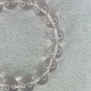 Natural Rose Quartz Beads Bracelet 天然玫瑰石英珠手链 45.08g 18.5cm 12.6mm 17 Beads - Huangs Jadeite and Jewelry Pte Ltd