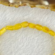 Natural Butterscotch Amber Beads Bracelet 2.61g 14.5mm 5.0mm 24 Beads - Huangs Jadeite and Jewelry Pte Ltd