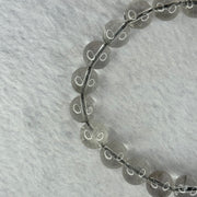 Natural Titanium Rutilated Clear Quartz 20.83g 16cm 9.2mm 21 Beads - Huangs Jadeite and Jewelry Pte Ltd