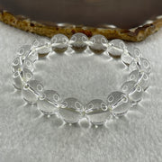 Natural Clear Quartz Beads Bracelet 40.45g 16cm 12.0mm 17 Beads - Huangs Jadeite and Jewelry Pte Ltd