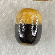 Natural Powerful Tibetan Old Oily Agate 1 Lines Dzi Bead Heavenly Master (Tian Zhu) 2.40g 14.0 by 10.4mm - Huangs Jadeite and Jewelry Pte Ltd