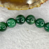 Green Aventurine Crysatal Beads Bracelet 18.02g 8.1 mm 25 Beads - Huangs Jadeite and Jewelry Pte Ltd