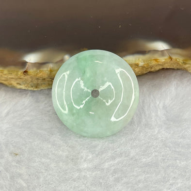 Type A Spicy Green Ping An Kou Jadeite 5.15g 21.3 by 5.7mm - Huangs Jadeite and Jewelry Pte Ltd