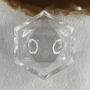 Natural Blue Calcite Ball with Clear Acrylic Display 662.31g 76.5 by 94.5mm - Huangs Jadeite and Jewelry Pte Ltd