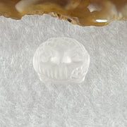 Natural Matt Clear Quartz Labubu Charm Display 3.54g 19.0 by 12.8 by 10.6mm - Huangs Jadeite and Jewelry Pte Ltd