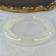 Transparent to White Quartzite Jade Bangle 天山玉手镯 Internal Diameter 57.0mm 66.19g 12.7 by 11.8mm - Huangs Jadeite and Jewelry Pte Ltd