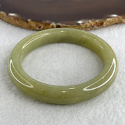 Natural Green Serpentine Bangle 49.63g Inner Diameter 58.0mm 11.7 by 9.8mm (Very Very Slight Internal Line) - Huangs Jadeite and Jewelry Pte Ltd